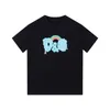 dolce gabbana dg Вы Gravata LBT solta 23ss camiseta esiner arco-íris printe tshirts um pescoço redondo fino manga curta verão homens mulheres camisetas