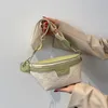 Kobiety projektanci eleganckie kratę skórzane nowe torby w talii dla kobiet paczki talii stylowy fanny plecak szeroki pasek Crossbody Torka na piersi F230523
