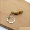 Keychains lanyards mini simation groente sleutelhanger hanger staro oranje fruit creatief geschenk sleutel ketting sleutelhanger druppel levering fas dhe6d