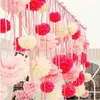 その他のイベントパーティー用品4681012インチ中国の紙ランタンポンポムハニカムボール誕生日結婚式の装飾ギフトクラフトDIYベビーシャワー230522