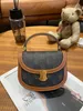 Designer-Sättel Besace Teen Triomphe Mini-Tasche Luxus-Einkaufstasche Mann Handtasche mit oberem Griff Geldbörse Damen-Geldbörse Echtleder Umhängetasche Clutch Schultergurt Abendtaschen