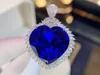 Cluster Rings H524 Tanzanite Ring Fine Jewelry Pure 18K Gold Natural Gemstones 29.8CT Diamonds Female Anniversary Gift