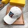 Gorras de béisbol Diseñador Ins net rojo mismo estilo F letra clásica gorra bordada par flor béisbol de alta calidad MHH6