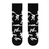 Erkek Çoraplar 2 FAARS/LOTS Erkek İş Ormanlığı Komik Kişiselleştirilmiş Sokak Giyim Hip Hop Gündelik Puzzle Moda Noel Hediyesi