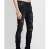 AMIRI AMIRLIES AMIRI RIPED AM AMI IMIRI AMIIRI AM DESIGNER ABBIGLIAMENTO ES JEANS DENIM PANTS ES Store di tendenza del negozio Jeans uomini in difficoltà per motociclette magro rock Reyh