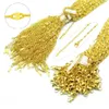 Colares 100 pçs/lote granel atacado 316 aço inoxidável lábio em forma de onda de água corrente colar para jóias diy prata ouro feminino gargantilha