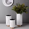 Вазы роскошная ваза цветов стол скандинавский стиль Ceramique Blanc свадебный дизайн macetas decorativas гостиная