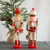Dekorativa föremål Figurer Jul Nutknäppare Soldat Miniature Decor Ice Cream Sweetheart Creative Nutcracker Puppet Figur Födelsedagsår present 230523