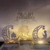 Otros suministros para fiestas de eventos FENGRISE EID Mubarak Colgante de madera Decoración de Ramadán para el hogar Decoración musulmana islámica Regalos Abaya AL Adha Kareem 230522