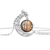 Pendentif Colliers Vintage Arbre De Vie Temps Pierre Lune Creuse Collier Bijoux De Mode Drop Delivery Pendentifs Dhb0U