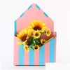 Present Wrap Folding Flower Boxes Creative Envelope Forme Gifts Valentines Day Birthday Flowers Packaging Desktop Decoration Floral Dro Dhqel
