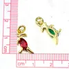 Orecchini pendenti 2023 Trend Ins Zircone intarsiato Dinosaur Stud Simple Cute Gold Color For Women Girls Fashion Jewelry