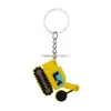 Porte-clés Longes Creative Engineering Car Pvc Cartoon Porte-clés Lage Décoration Pendentif Porte-clés Cadeau Porte-clés Drop Delivery Fash Dhxzk