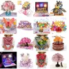 Greeting Cards 2023 Graduation Fireworks 3D Pop Up Card Congratations Personalized Gift For High School College University Masters P Amqjm