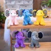 Peluş Bebekler Fil Peluş Oyuncaklar Kawaii Bebek Oyuncak Dolgulu Hayvan Bebek Çocuklar İçin Beyaz Fil Oyuncaklar Karikatür Kızlar İçin Karikatür Düğün için Sevimli Oyuncaklar 230608