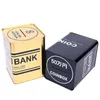 Dekorativa föremål Figurer Creative Big Piggy Bank Metal Gold Large Money Boxes For Money Adults Children's Saving Period Bank Coin Money Organizer Gift G230523