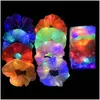 Hair Rubber Bands Luminous Headbands Led Tie Rope Party Decorations Christmas Gifts Drop Delivery Jewelry Hairjewelry Dhc2W