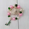 Filo Fatto a mano Elastico Greco Sorority Rosa Verde Scarpe col tacco alto Bracciale Femminilità Gioielli di moda L'articolo di vendita