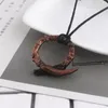 Łańcuchy Bóg wojny 4 naszyjnik cosplay kratos symbol amulet amulet wisiorki stopowy łańcuch skórzany vintage dla mężczyzn damskie prezenty biżuterii