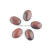 Loose Gemstones Natural Red Tigers Eye Oval Cabochon Cab No Drill Hole Beads Diy Jewelry Making Accessories 18X25Mm 22X30Mm Bu341 Dr Dh3Ey