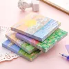 80sheets/pack 8 Styles Memo Pad Note Message Landscape Painting Self-Stick Notes Thicken Tearable Sticky Paper