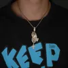 Hip Hop spelen Handen Kruis hangers ketting vol zirkoon religieuze sieraden geschenk