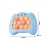 Kinderen drukken op het spel Fidget Toys Pinch Sensory Quick Push Hand Game Squeeze Decompress Montessori verlicht Stress Toy Gifts