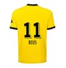 23 24 Reus Reyna Soccer Jerseys 2023 2024 Home Dortmund Schulz Brandt Bellingham Sancho Haller Hazard Witsel Malen Kids kit onforms