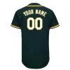 Anpassade basebolltröjor 24 Rickey Henderson 9 Reggie Jackson 22 Ramon Laureano 99 Jesus Aguilar 6 Jace Peterson Seth Brown Aledmys Diaz Fujinami Men Women Jersey