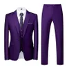 trajes para hombre traje de negocios gris oscuro para hombre conjunto de tres piezas nuevos novios boda mejor hombre vestido de bola de tres piezas mejor esmoquin ajustado para hombre tamaño asiático M-6XL