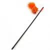 Cat Cat Toys Funny Feather Mouse z dzwonkiem grając w Dangle Faux myszy Droczyń Zabawne Kitt Rod Toy Interactive Fishing Rod Wand for Cats G230520