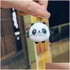 Porte-clés Longes Animal Panda Porte-clés Poupée De Bande Dessinée Pendentif Cas Sac Décoratif Porte-clés Porte-clés Drop Delivery Mode Accessori Dhgsl