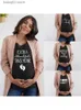 Tops de maternité Tees Extra reconnaissant cette année Chemises de maternité pour les femmes Chemises de grossesse Annoncer la grossesse Je suis enceinte T-shirt Vêtements T230523