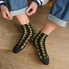 Chaussettes pour hommes Croix éthiopienne chrétienne Unisexe Hiver Randonnée Happy Street Style Crazy Sock