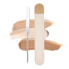 Makeup borstar liten spateluppsättning concealer blandar hem ögon skugga foundation palett salong lätt rent med läder ärm bärbar