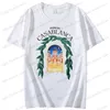 メンズTシャツ女性の高品質のカジュアルTシャツの豪華なカサブランカ