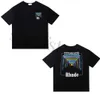 2024 Summer Rhude T shirt Mens Designer T Shirt Rhude Casual shirts Man Womens Tees Short Sleeves Top Sell Luxury Men Hip Hop clothes US SIZE S-2XL