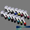 Ombligo Campana Anillos 14 Unids / lote Bioplast Flexible Labret Labio Anillo Oreja Helix Tragus Cartílago Espárragos Piercing Color Mezclado Dhgarden Dhpry