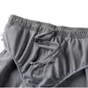 Luxo masculino masculino masculino shorts thirts Moda masculina Correndo um processo rápido de lavagem a seco de boxers de tecido de algodão puro para Meniufv