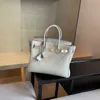 Bag Platinum Litchi Grain Tote echte Leder-Top-Schicht Kuh Leder Handtasche reine Leder Frauen Mode vielseitige Schulterkreuz-Körper Mode