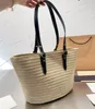 Borse firmate Summer Fashion Rattan Women Spalla intrecciata Borse femminili Borsa estiva da spiaggia di grande capacità Borse casual