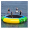 10フィートの島のバウンススプラッシュパッド水処理器インフレータブルウォータートランポリンバウンススイムプラットフォームウォータースポーツのための楽しい夏