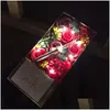 Bomboniera Festa degli insegnanti Confezione regalo di fiori di sapone Moda Rosa eterna con luce a led e penna a sfera Regali creativi Drop Delivery Dh9Av