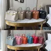 Platinum Tote Bag Handmade Wrap Lychee Grain Handbag Versatile First Layer Cowhide Large Capacity Women's Pure One Shoulder Messenger Women Genuine Leather