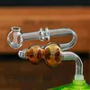 Smoke Pipes Hookah Bong Glass Rig Oil Water Bongs Charge Hulu Glass Curved Boiler