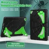 Kickstand Tablet Cases Bags for iPad 9.7 Air 2 6th 5th PC Silicone Rugged Drop-proof Anti-scratch Spider Pattern Full Boby Protective Cover