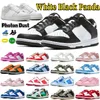White Black Panda Casual Shoes Men Women Rose Whisper Photon Dust Grey Fog Sneakers Designer UNC Triple Pink Chunky Mens Fashion Leather Outdoor Trainers Sport Shoe