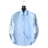 Camicie eleganti da uomo 2022 Moda d'affari Casual Camicia a maniche lunghe scozzese Designers Camicie Marchi Uomo Primavera Tinta unita Abbigliamento formale di lusso Taglia asiatica M-3XL 763008420