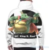 Herren-Kapuzenpullover, Sweatshirts, Herren-Sweatshirt für Damen, lustig, SUPER SMASH BROS ULTIMATE – 67 KING K. ROOL, bedruckt, lässiger Kapuzenpullover, Streatwear für Herren