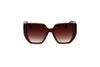 1 adet moda güneş gözlüğü toswrdpar gözlük güneş gözlüğü tasarımcı erkek bayanlar kahverengi kasa siyah metal çerçeve koyu 2788 güneş gözlüğü